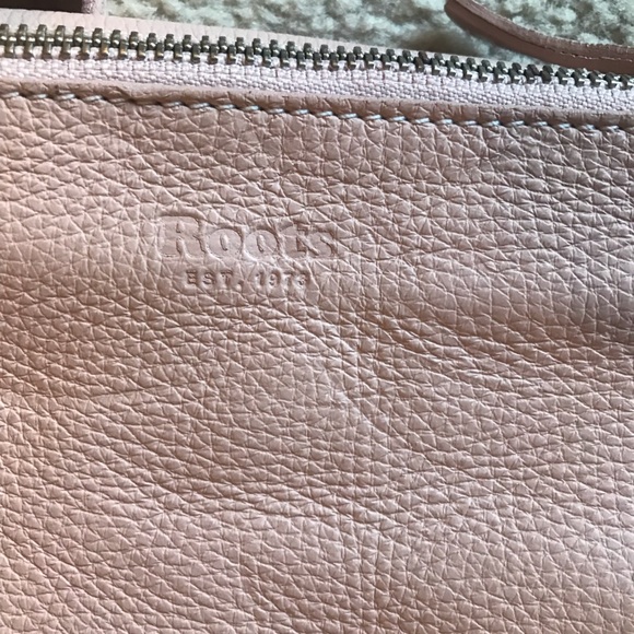 Roots pale pink leather bag - Picture 3 of 9